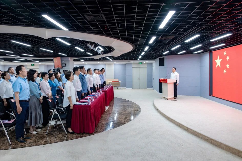 学思想 强作风 建新功｜华信邮电党委和上海诺基亚贝尔党委召开庆祝建党104周年大会